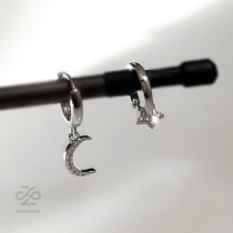 گوشواره ماه ستاره دنباله دار
